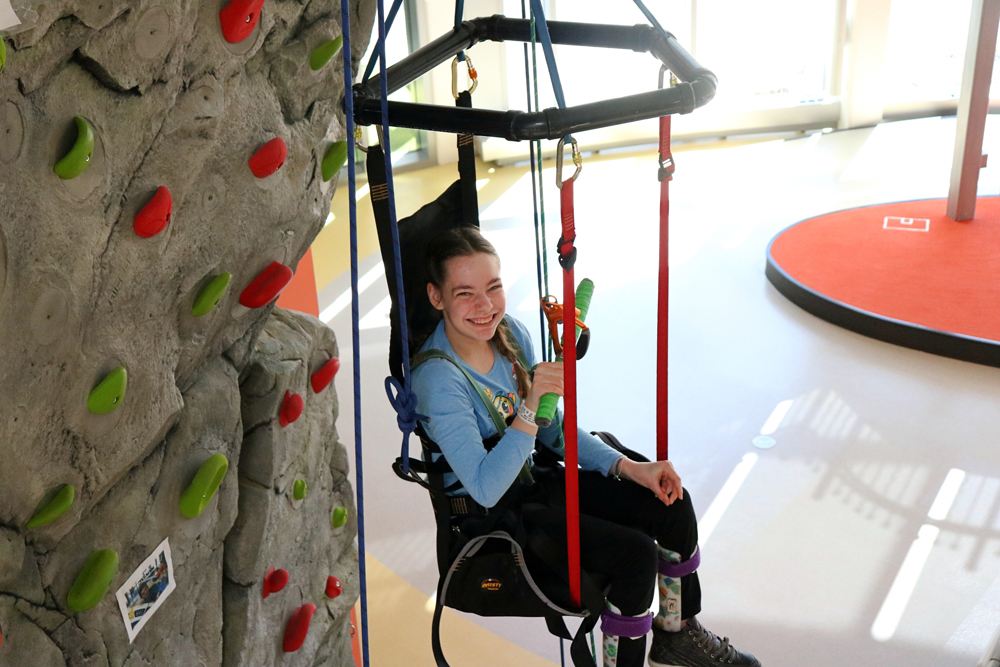 Maddie Aumann-Rock Climbing