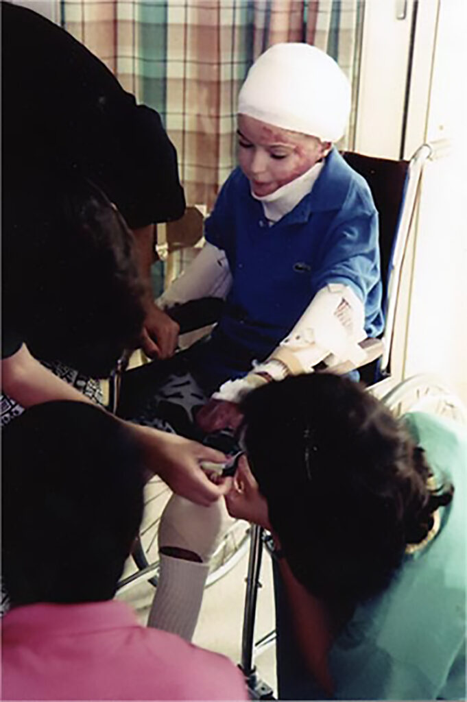 John O'Leary photo from when he was a patient at Ranken Jordan